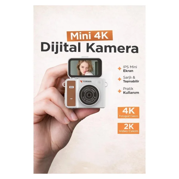 Torima Cmr46 Kahverengi Dijital Fotoğraf Makinesi - Görsel 2