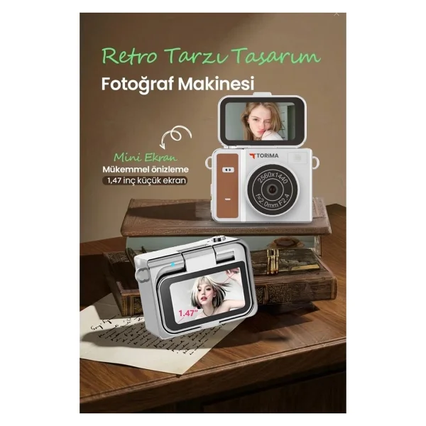 Torima Cmr46 Kahverengi Dijital Fotoğraf Makinesi - Görsel 5