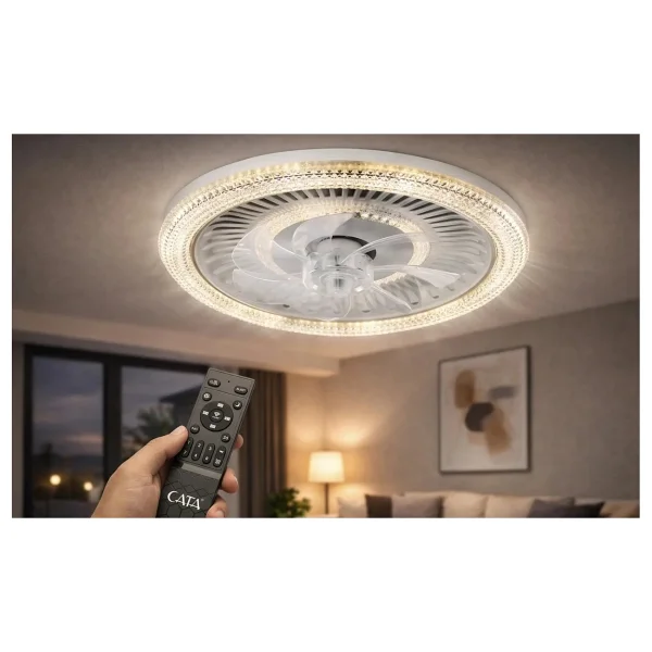Cata Yıldız Ct-3012 Aydınlatmalı Tavan Vantilatörü - Görsel 2