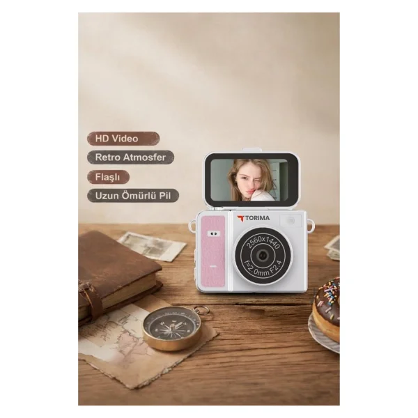 Torima Cmr46 Pembe Dijital Fotoğraf Makinesi - Görsel 6