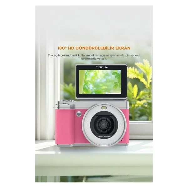 Torima Cmr45 Pembe Dijital Fotoğraf Makinesi - Görsel 4