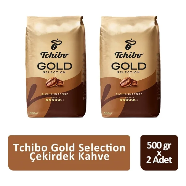 Tchibo Gold Selection Çekirdek Kahve 500 Gr 2'li - Görsel 3