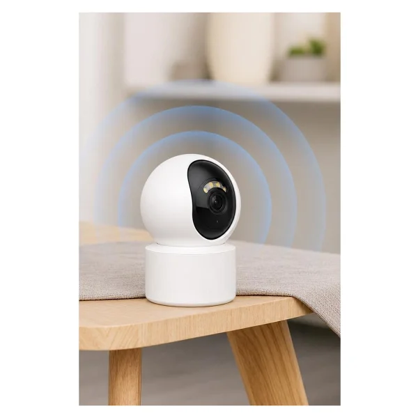 Torima Güvenlik Kamerası LED Işıklı Wi-Fi Full HD Smart Ip Kamera Cmr31 Beyaz - Görsel 6