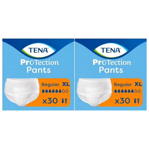 Tena Emici Külot Regular 6 Damla Ekstra Büyük Boy XL 30'lu 2 Adet Hasta Bezi - Görsel 4