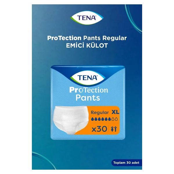 Tena Emici Külot Regular 6 Damla Ekstra Büyük Boy XL 30'lu 2 Adet Hasta Bezi - Görsel 5