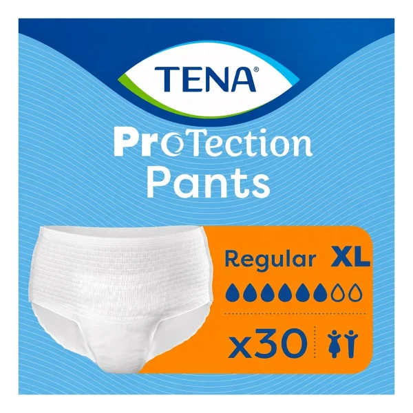 Tena Emici Külot Regular 6 Damla Ekstra Büyük Boy XL 30'lu 2 Adet Hasta Bezi - Görsel 6