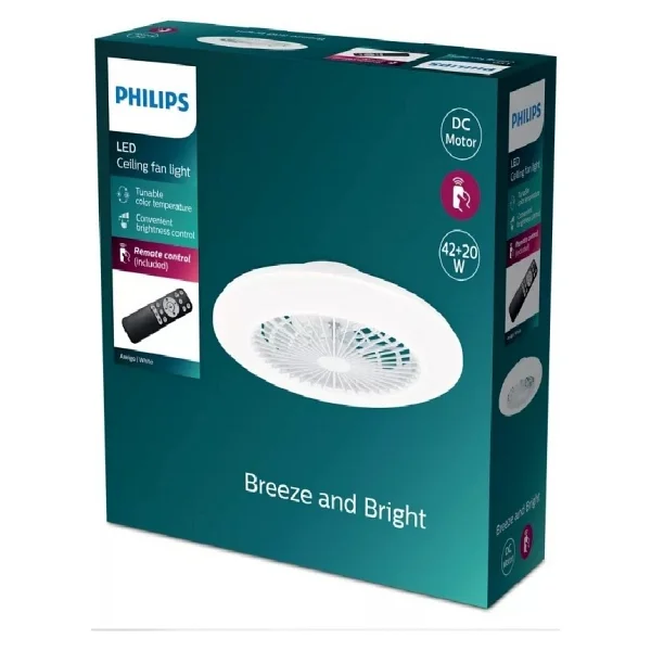 Philips Amigo 42+20 W Aydınlatmalı Uzaktan Kumandalı Tavan Vantilatörü - Görsel 6