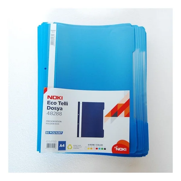 Noki Eko Telli Dosya Mavi 50 Li Paket - Görsel 4