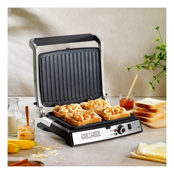 Schafer Grill Haus Inox 2000 W Granit Tost Makinesi - Görsel 2
