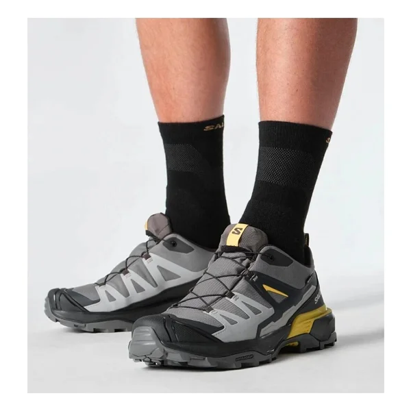 Salomon X Ultra 360 Gore-Tex L47740300 Gri-Sarı Erkek Outdoor Ayakkabı - Görsel 3