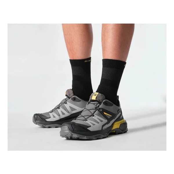 Salomon X Ultra 360 Gore-Tex L47740300 Gri-Sarı Erkek Outdoor Ayakkabı - Görsel 8