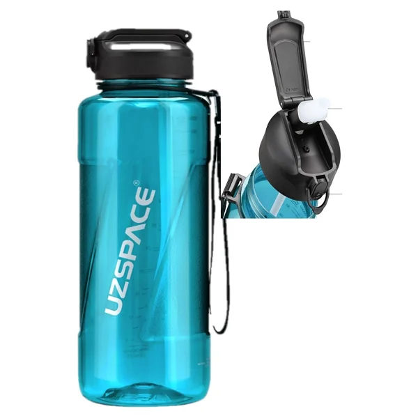 Uzspace 6058 Siyah 1500 Ml Tritan Pipetli Matara - Görsel 9