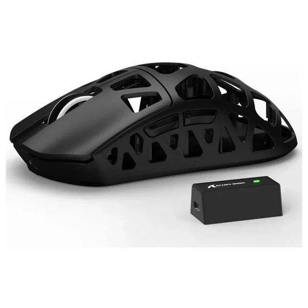 Attack Shark R3 Siyah Şarjlı Optik Kablolu/Kablosuz Oyuncu Mouse - Görsel 4