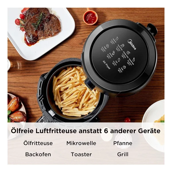 Midea Airfryer Mf-Tn35a2 3.5 Lt Yağsız Fritöz - Görsel 5