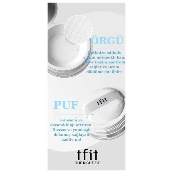 Tfit Translucent Set Finishing 02 Beige 7 Gr Sabitleyici Pudra - Görsel 7