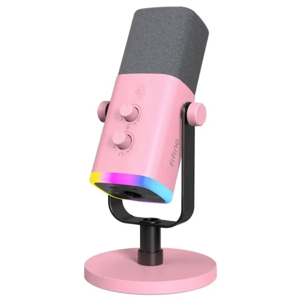 Fifine Am8 Xlr/USB RGB Dinamik Oyuncu Ve Yayıncı Mikrofonu - Görsel 4