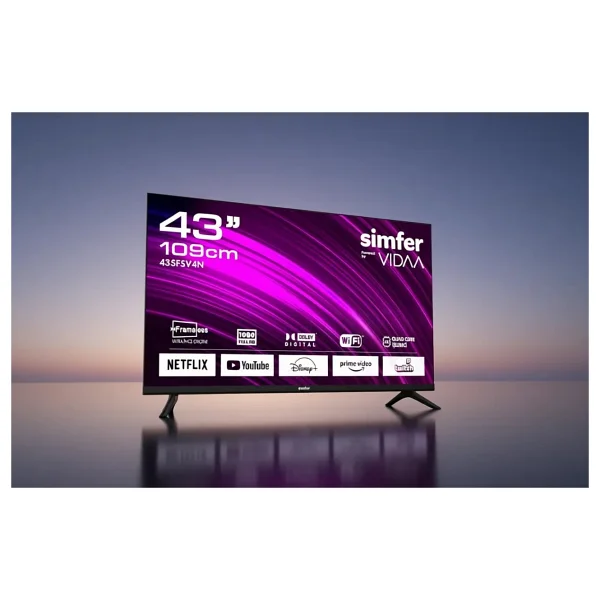 Simfer 43sfsv4n Full HD 43" 109 Ekran Uydu Alıcılı Smart LED TV - Görsel 6