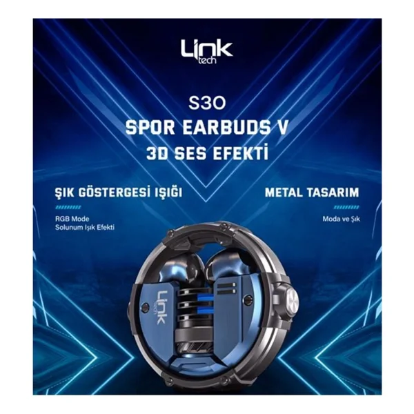 Linktech S30 TWS Kulak İçi Bluetooth Kulaklık - Görsel 5