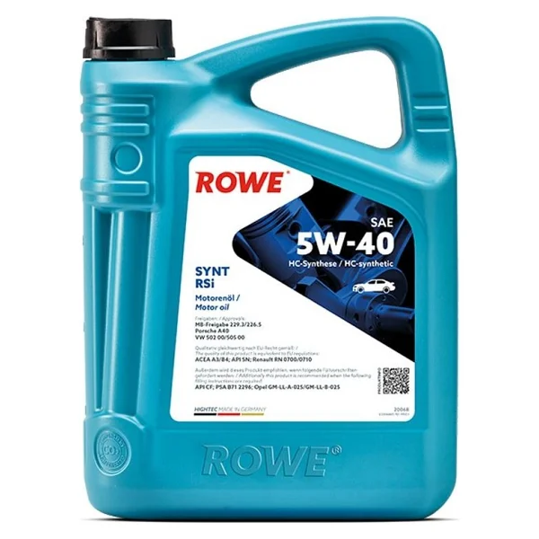 Rowe Hıghtec Synt Rsı Sae 5w-40 Motor Yağı 5 L - Görsel 2