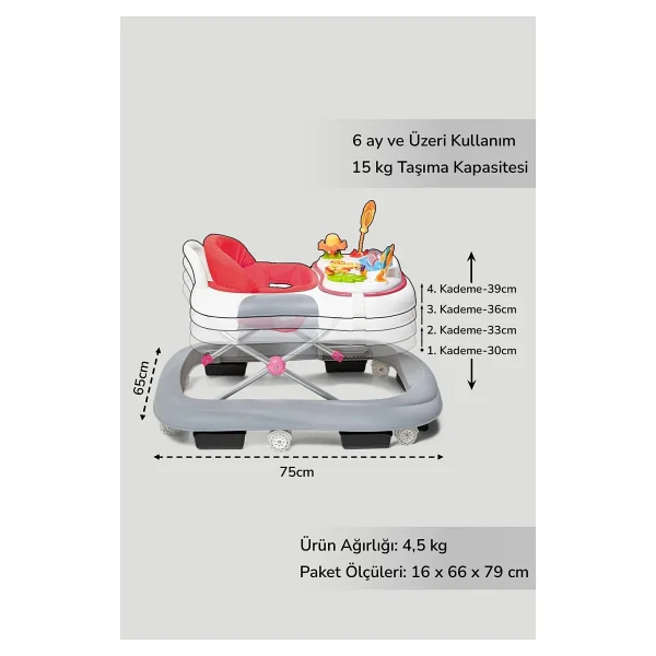 Baby2Go Toodle Yürüteç - Görsel 8