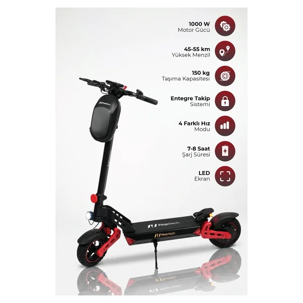 Pirantech D2 Pro 2000 W Elektrikli Scooter - Görsel 8