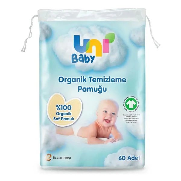 Uni Baby 60'lı Bebek Temizleme Pamuğu - Görsel 8