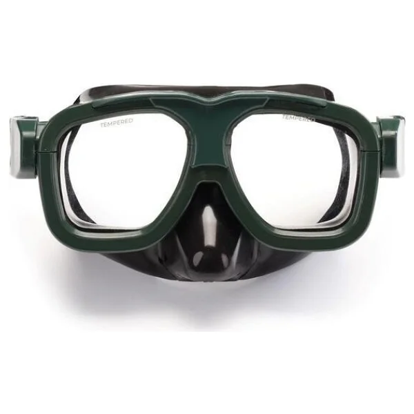 Apnea Dalış Maskesi - Yeşil/Haki - M100 - Görsel 3