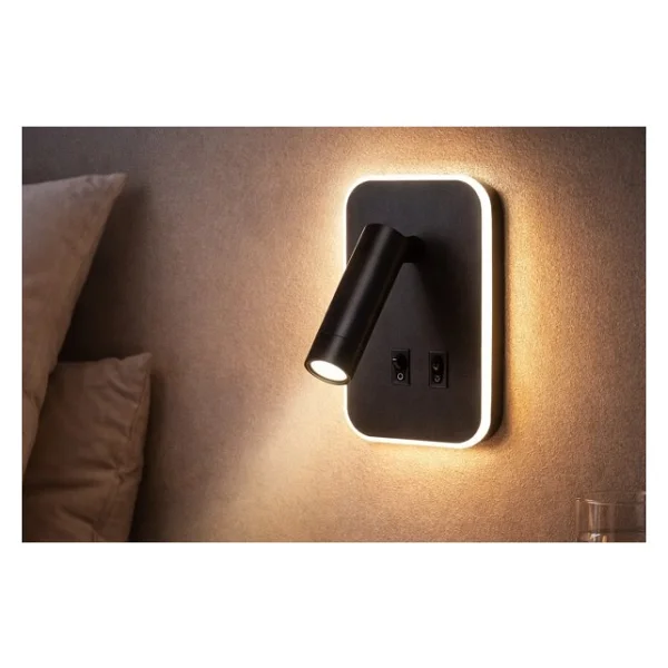 Cata Ct-5253 Tuvalu LED Siyah Kasa Aplik 13w Günışığı Siyah - Görsel 2