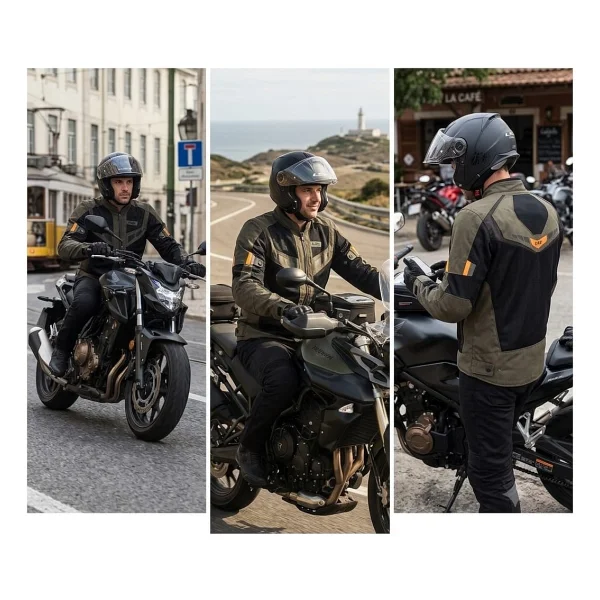 Ls2 Blade Air Erkek Siyah-Antrasit Yazlık Motosiklet Montu - Görsel 7