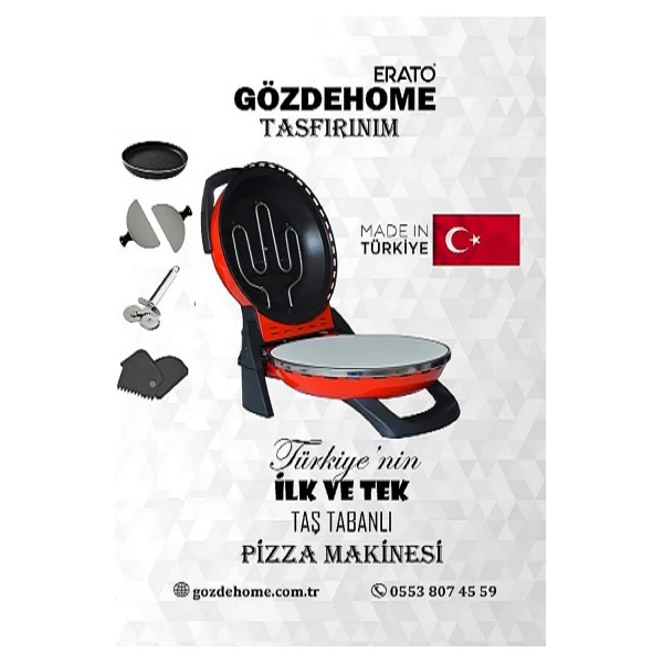 Erato Taşfırınım Pizza Makinesi - Görsel 2