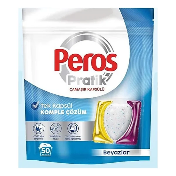 Peros Pratik Kapsül Çamaşır Deterjanı 50'li - Görsel 2
