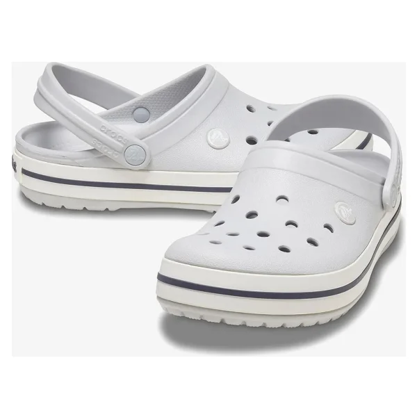 Crocs Crocband Clog 11016-1ft Gri-Beyaz Terlik - Görsel 4