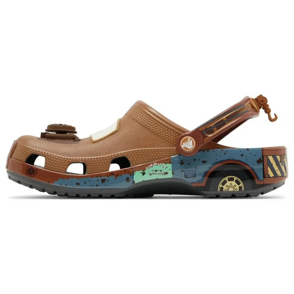 Crocs Classic Clog Mater Kauçuk Malzemeden Üretilmiş Günlük Terlik 38-39 Numaralı - Kahverengi_f9y - 38 - 39 - Görsel 5