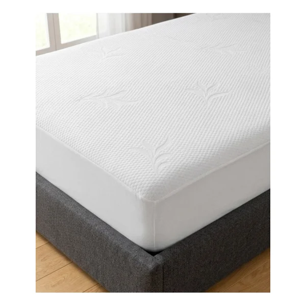 Suvay Bambu Desen Sıvı Geçirmez Alez 90x190 Tek Kişilik - Ultra Sessiz Fitted Yatak Koruyucu Premium - 90 X 190 Cm - Beyaz - Görsel 6