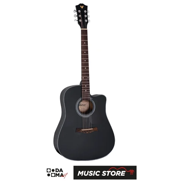 Valler Ag240 Bk Akustik Gitar Siyah - Görsel 5