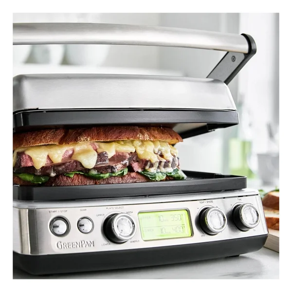 Greenpan Elite Thermolon 2200 W Inox Tost Makinesi - Görsel 10