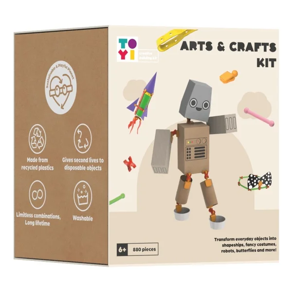 Toyi Arts Crafts Eğitim Kiti 880 Parça Yaratıcı Yapı Oyuncağı - Görsel 6