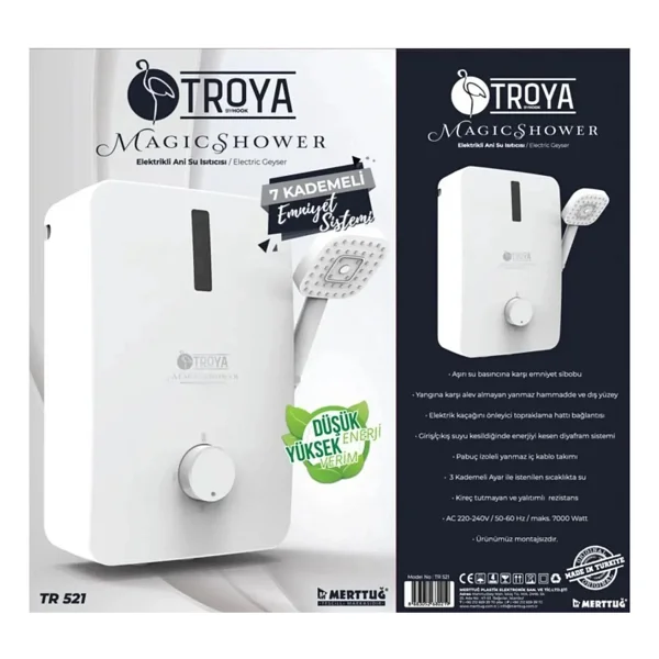 Troya Magic Shower Ani Su Isıtıcı - Görsel 2