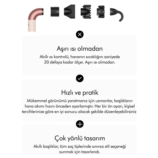 Dyson Supersonic R Düz+Dalgalı Saç Kurutma Makinesi - Görsel 9