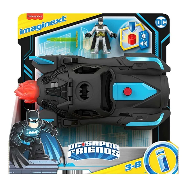 Imaginext Dc Super Friends Işıklı Ve Sesli Batmobil Hgx96 - Görsel 4