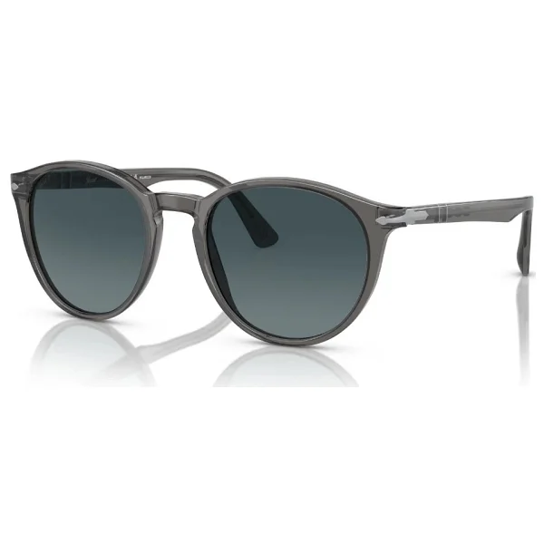 Persol Po3152s 1196s3 Transparent Grey-Dark Blue Polarize Erkek Güneş Gözlüğü - Görsel 6