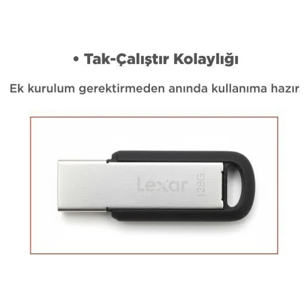 Lexar Jumpdrive M400 128 GB Flash Bellek - Görsel 10