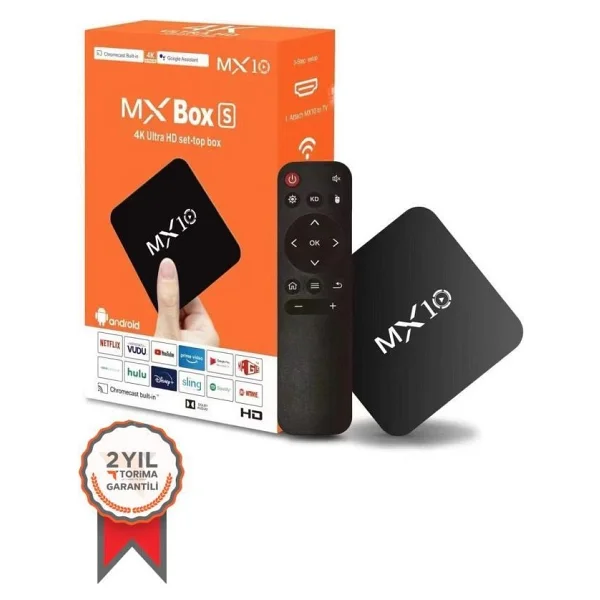 Mx10 4K Android TV Box - Görsel 5