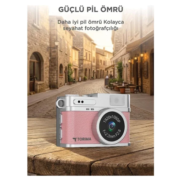 Torima Cmr35 Pembe Dijital Fotoğraf Makinesi - Görsel 4