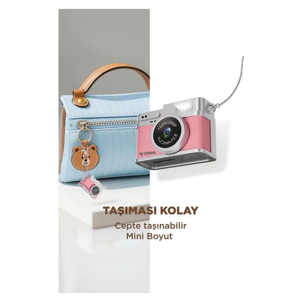 Torima Cmr35 Pembe Dijital Fotoğraf Makinesi - Görsel 5