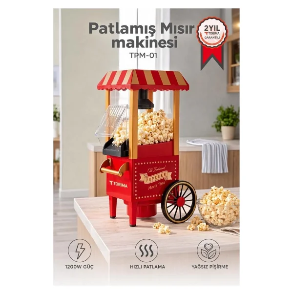 Torima Tpm-01 Mısır Patlatma Makinesi - Görsel 6