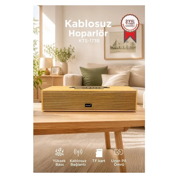 Torima Kts-1738 Bluetooth Hoparlör - Görsel 7