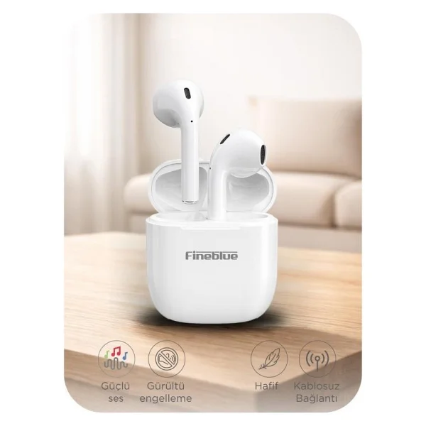 Fineblue Fm1 Pro TWS Kulak İçi Bluetooth Kulaklık - Görsel 5