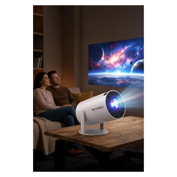 Torima Hy300t Lite 120 Lümen HD Wi-Fi Android Taşınabilir Projeksiyon Cihazı - Görsel 5