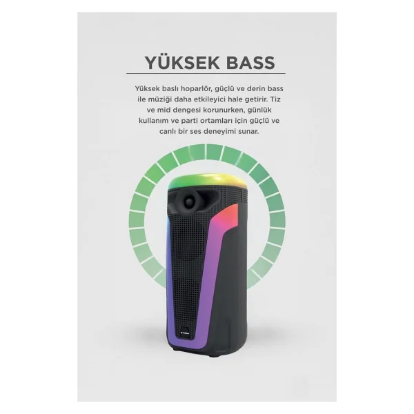 Torima D69 Bluetooth Hoparlör - Görsel 6